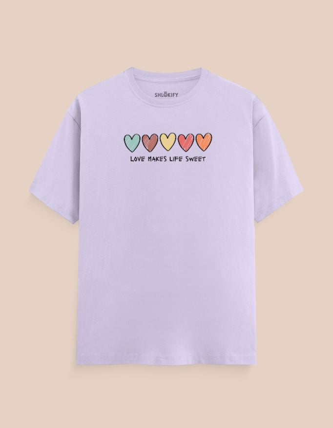 Love Makes Life Sweet | Crew T-Shirt