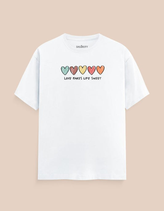 Love Makes Life Sweet | Crew T-Shirt