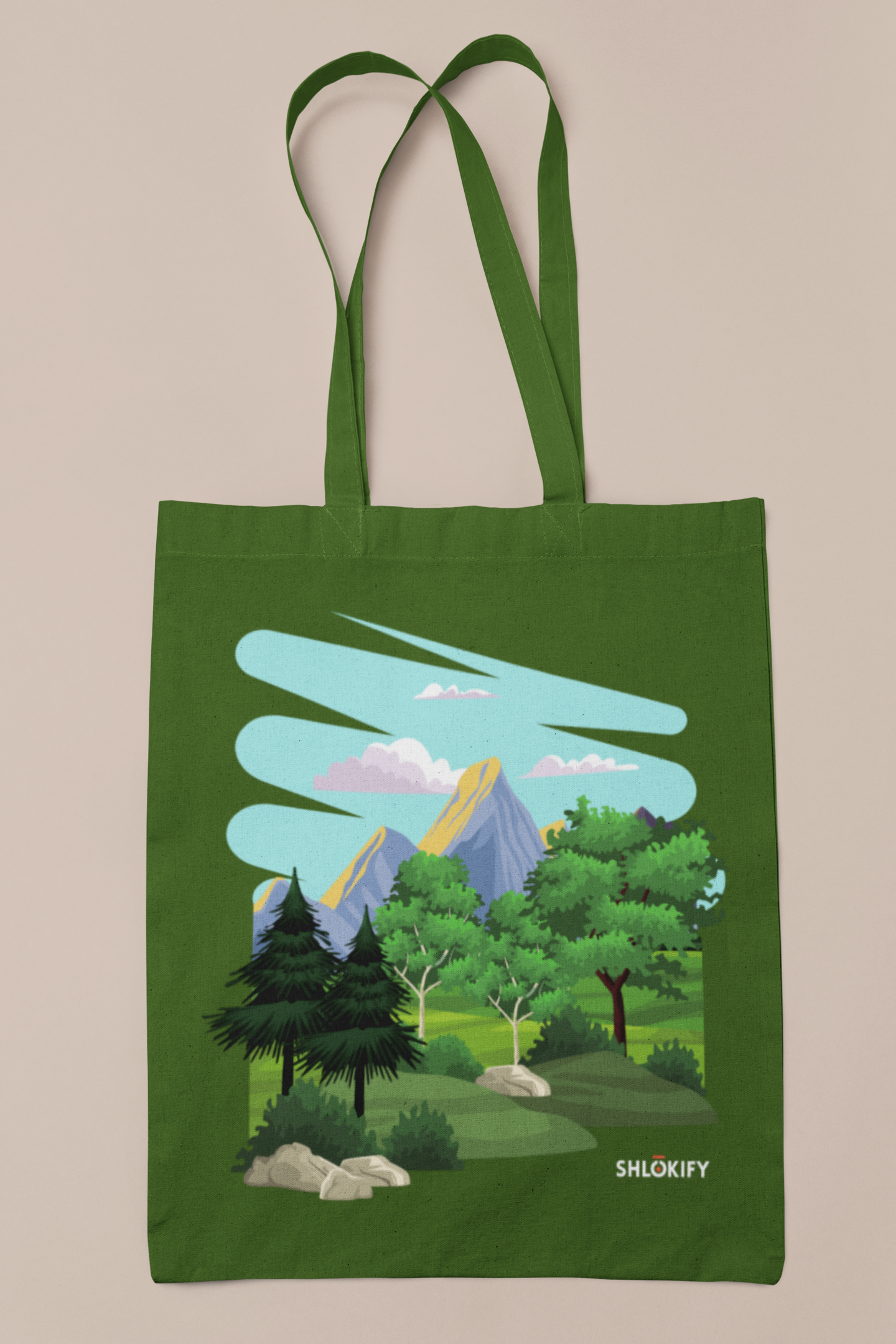 Nature is the Best Therapist | Zipper Tote Bag
