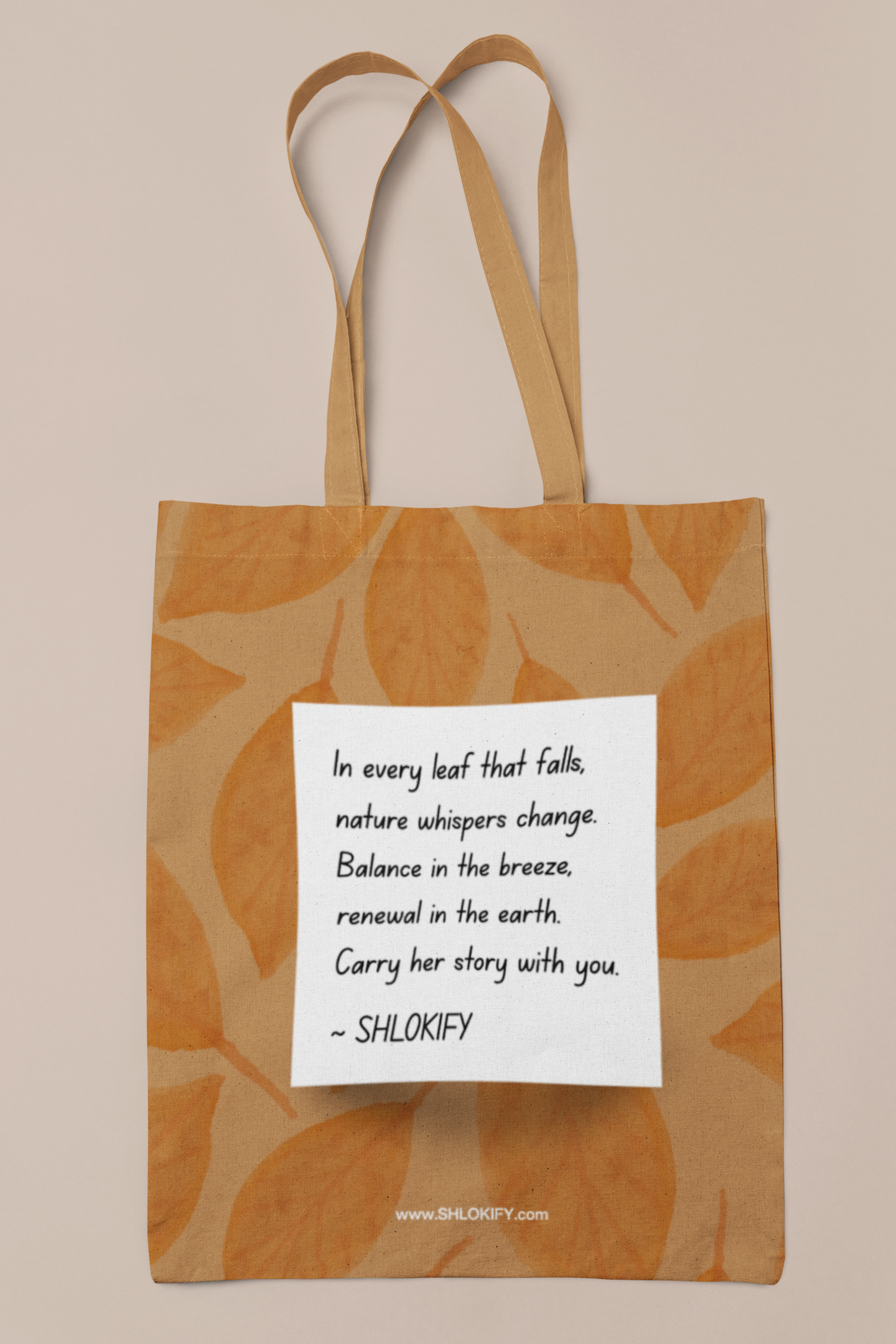 Nature's Story | Zipper Tote Bag
