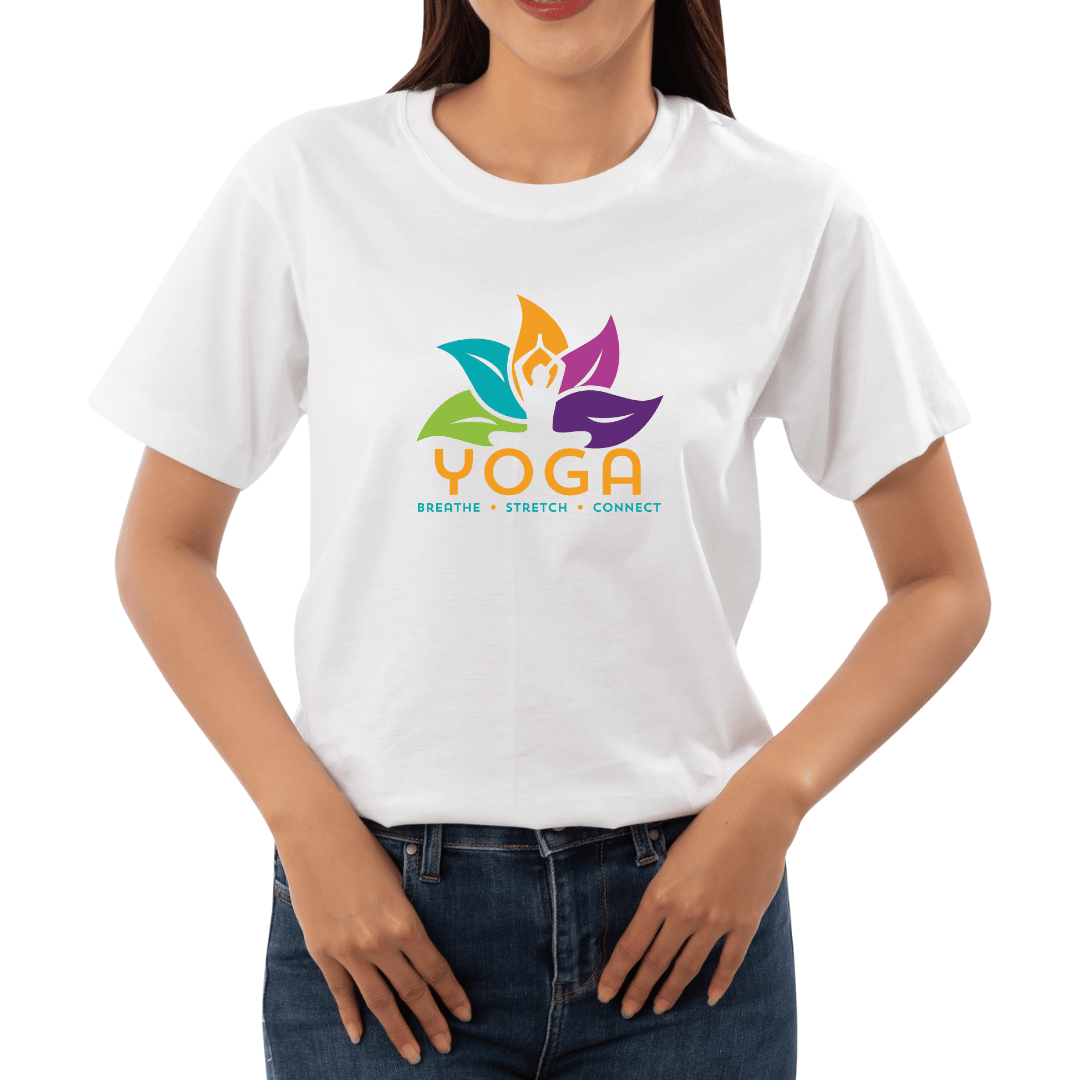 Yoga: Breathe Stretch Connect | Crew T-Shirt