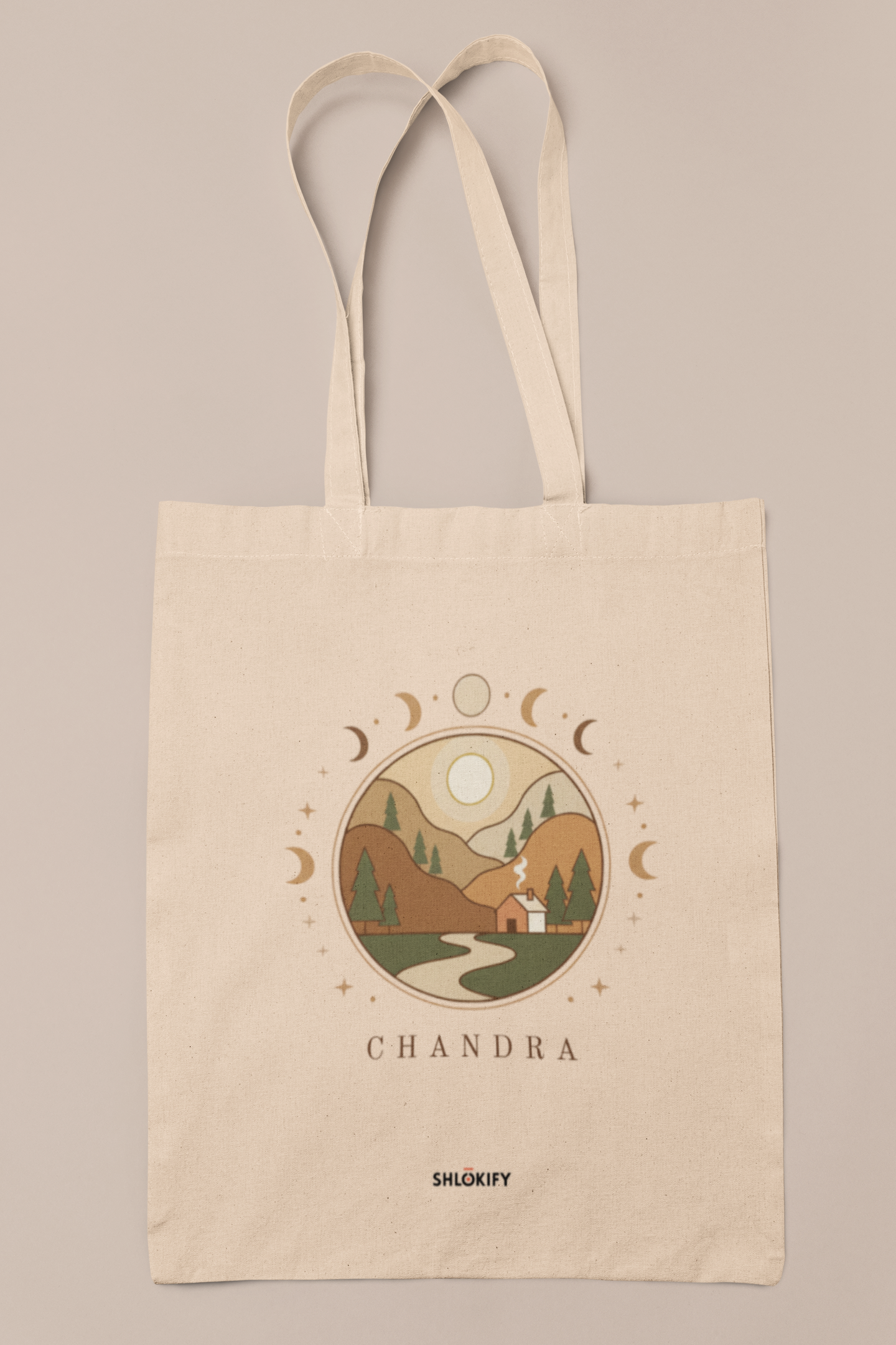 Chandra | Zipper Tote Bag