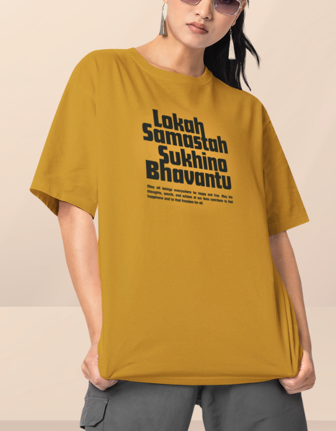 Lokah Samastah Oversized T-Shirt
