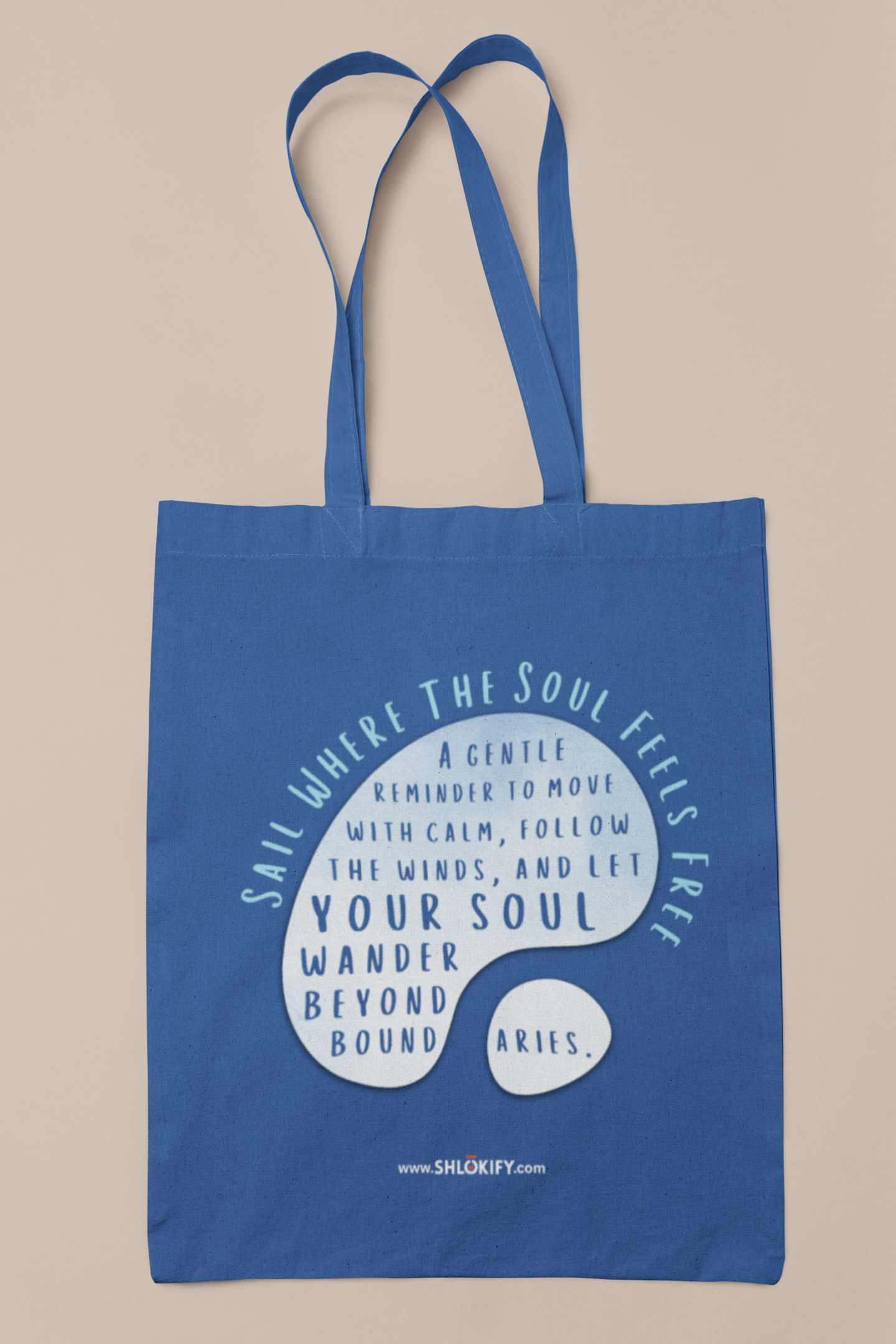 Sail Where The Soul Feels Free | Zipper Tote Bag