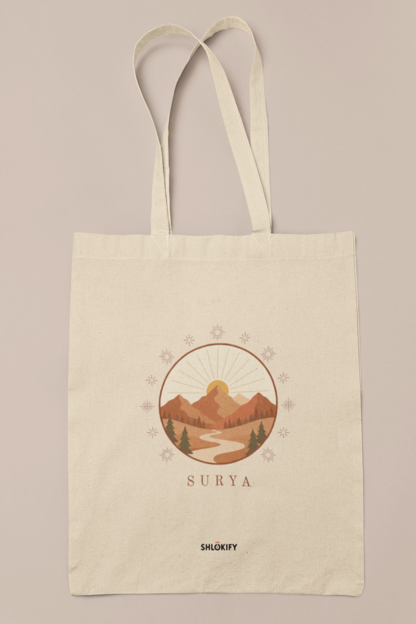 Surya | Zipper Tote Bag
