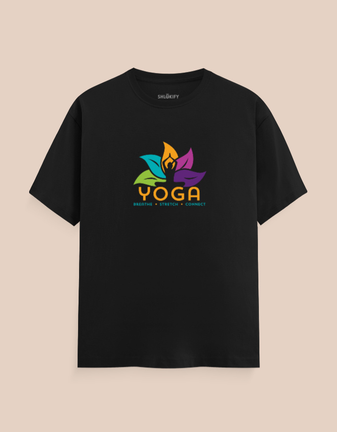 Yoga: Breathe Stretch Connect | Crew T-Shirt