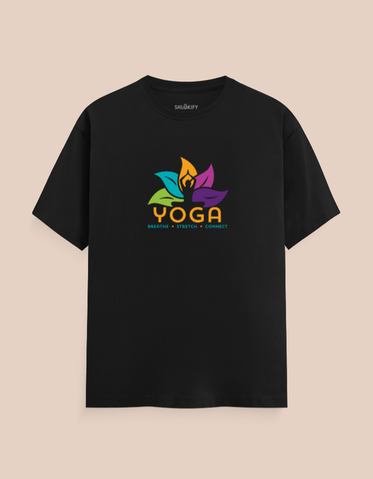 Yoga: Breathe Stretch Connect | Crew T-Shirt