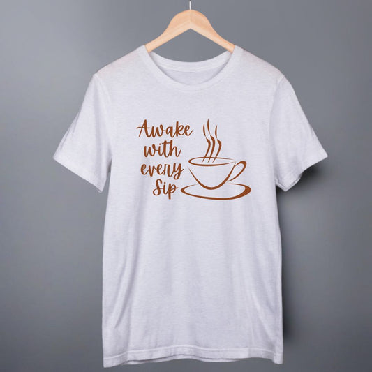 Awake With Every Sip of Coffee T-Shirt