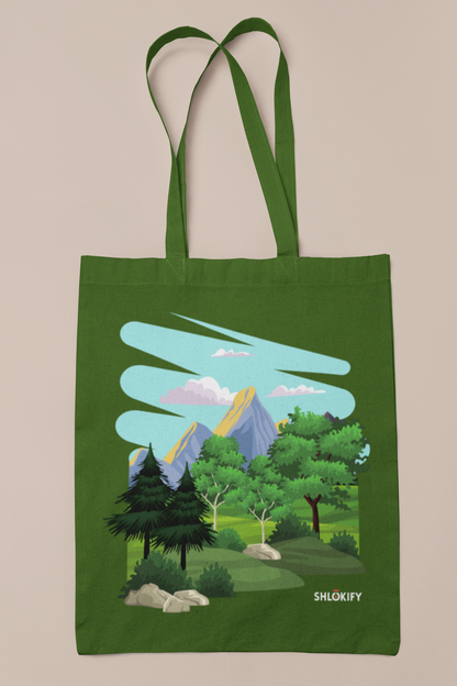 Nature is the Best Therapist | Zipper Tote Bag