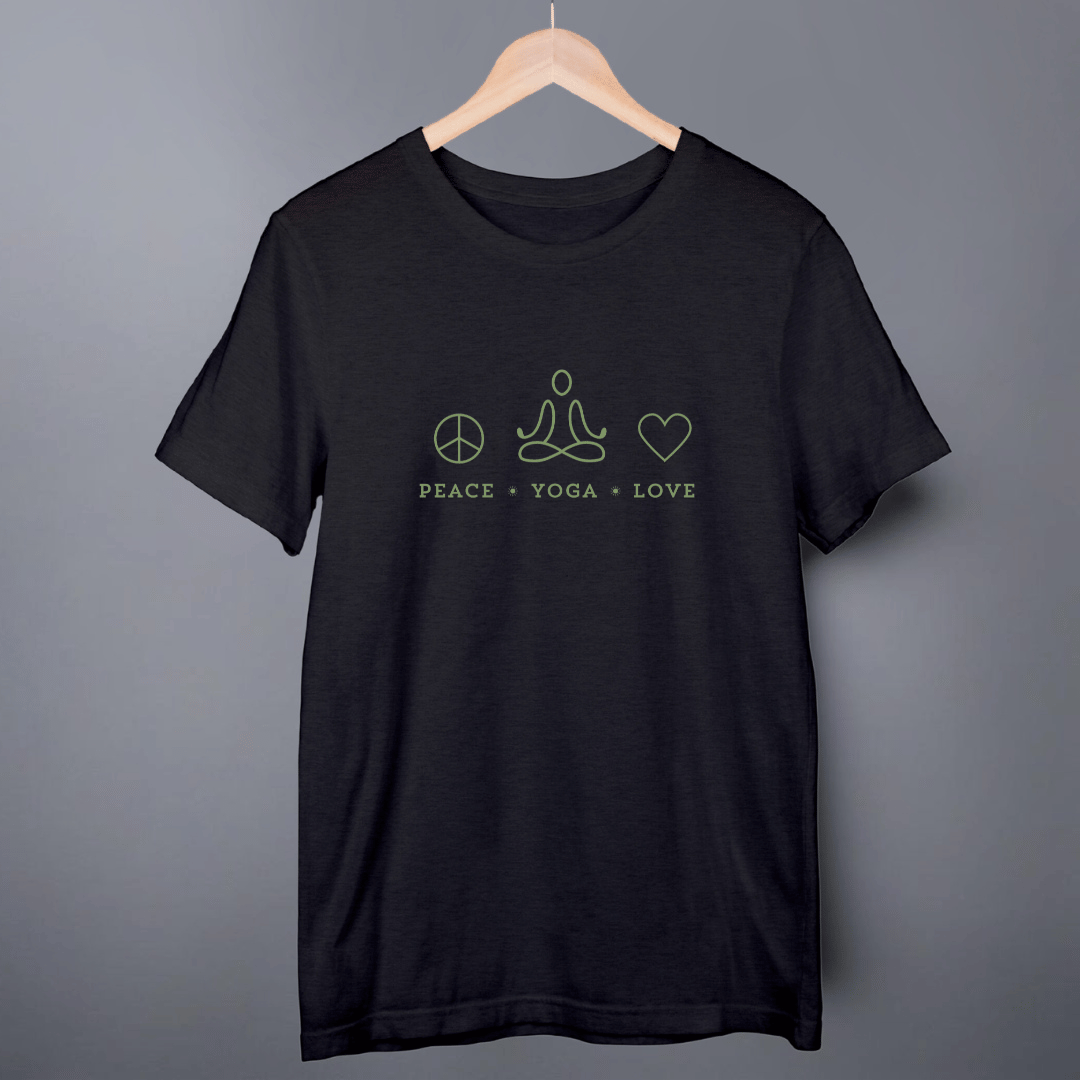 Peace Yoga Love | Unisex T-shirt