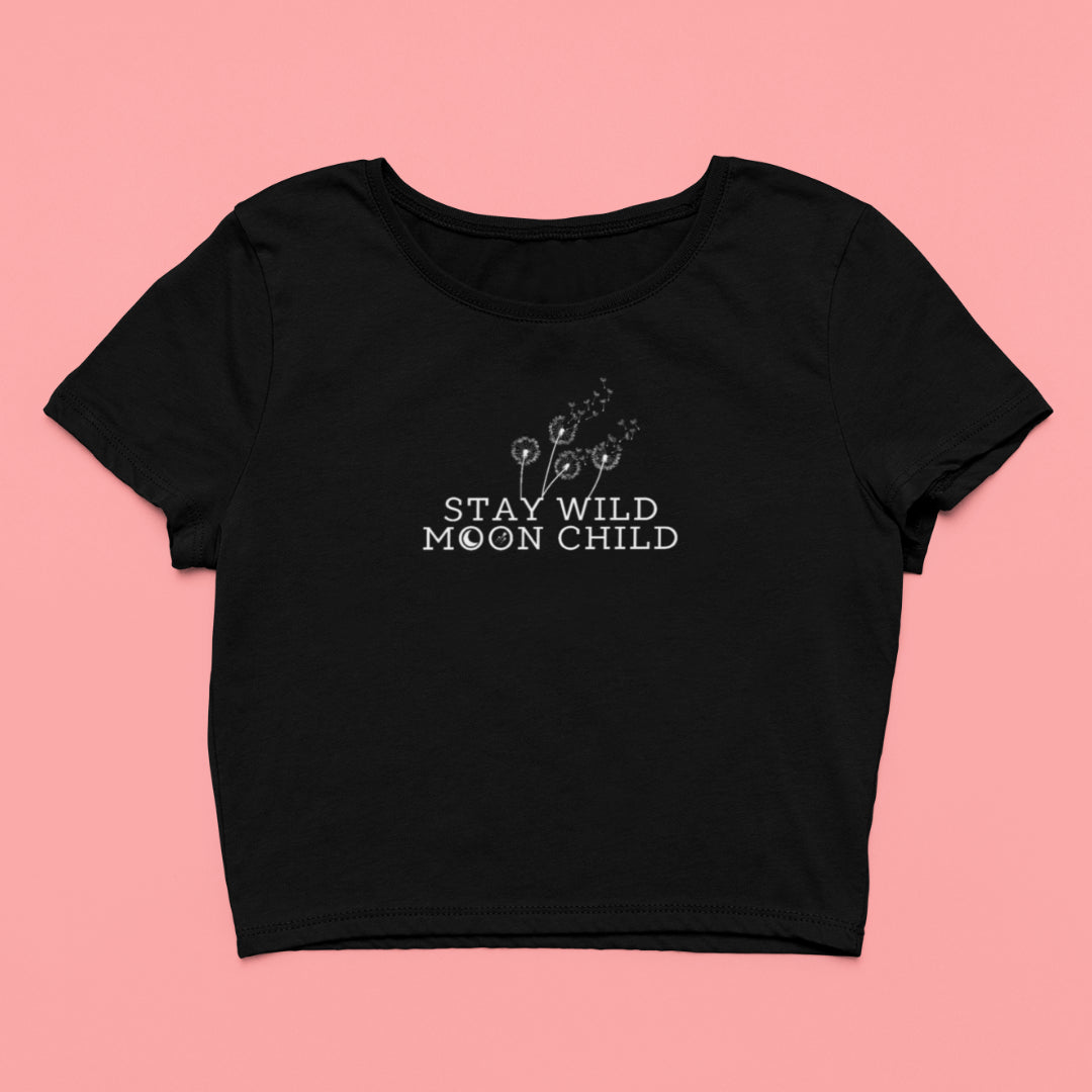 Stay Wild Moon Child | Women's Crop Top