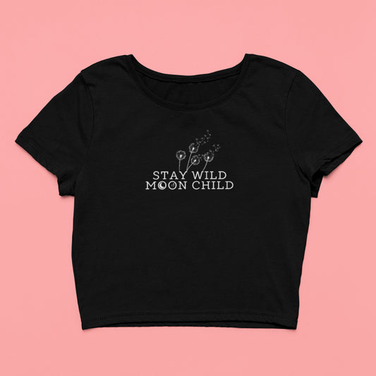 Stay Wild Moon Child | Women's Crop Top