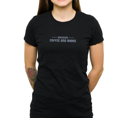 Weekends Coffee And Books Unisex T-Shirt