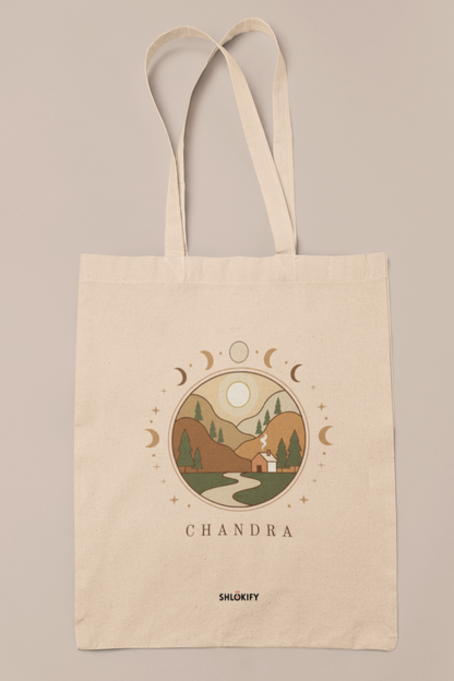 Chandra | Zipper Tote Bag