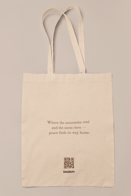 Chandra | Zipper Tote Bag