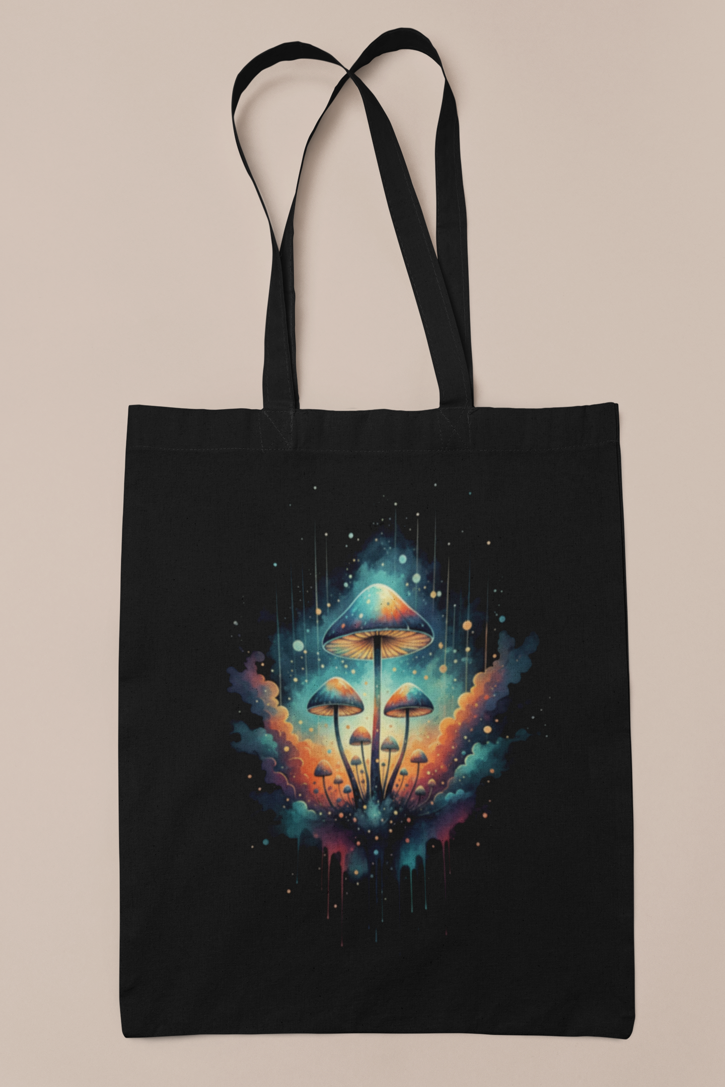 Mushroom Dreamscape | Zipper Tote Bag