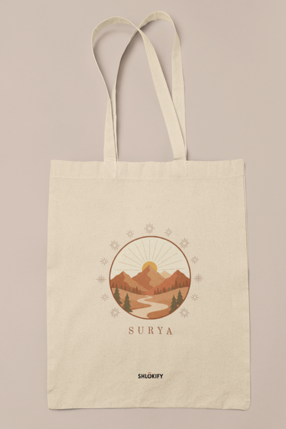 Surya | Zipper Tote Bag
