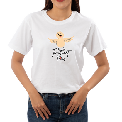 Tweet Heart Vibes | Women T-shirt