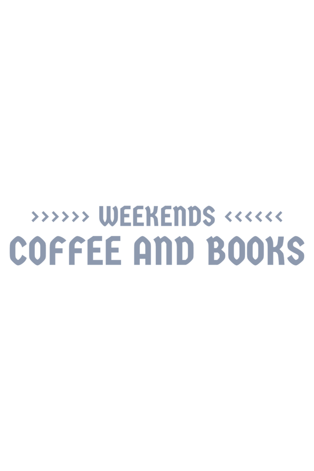 Weekends Coffee And Books Unisex T-Shirt