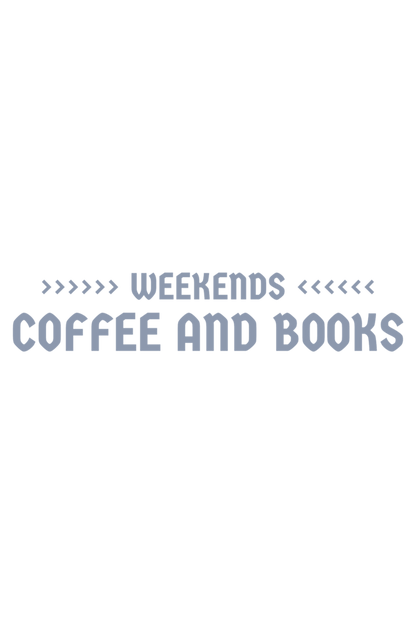 Weekends Coffee And Books Unisex T-Shirt